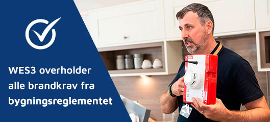 WES3 alarm brandkrav