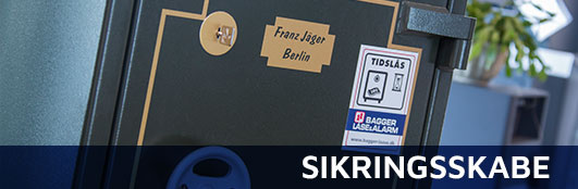 Sikringsskabe (Brandskabe, dataskabe, nøgleskabe og værdiskabe)