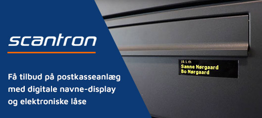 Postkasseanlæg indendørs