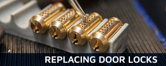 Replace door lock
