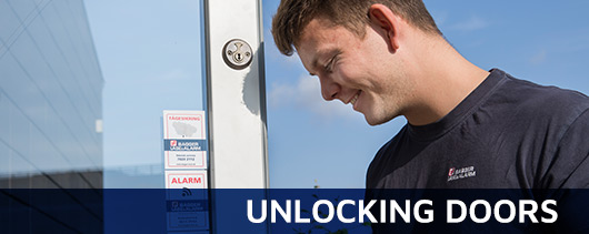 Unlock door from locksmith