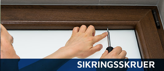 Sikringsskruer til vinduer