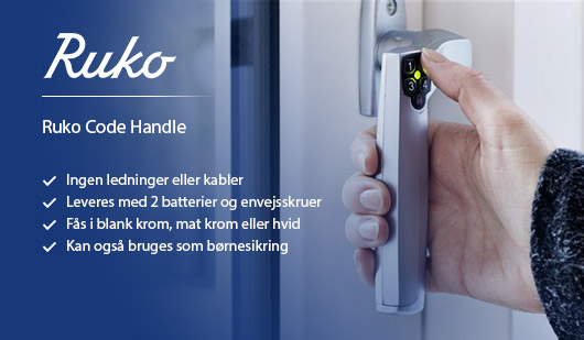 Sikkerhedsdørgreb Ruko Code Handle