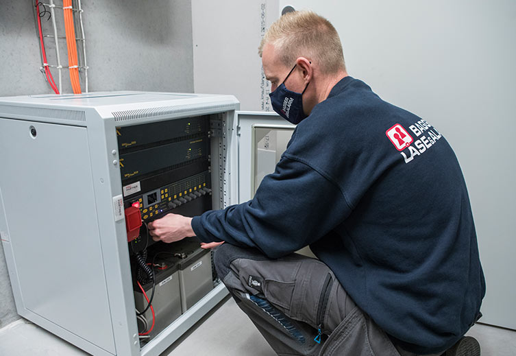 Automatisk brandalarmeringsanlæg fra Honeywell