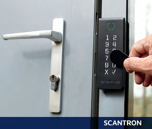 Scantron dørtelefon pris