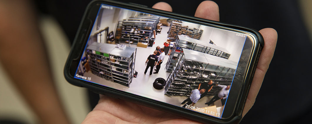 Video overvågning på mobil