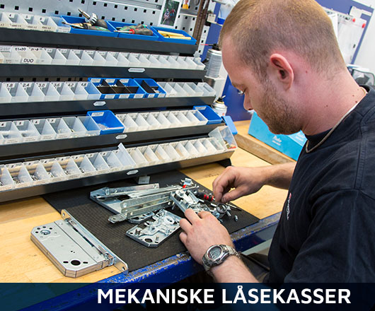 Mekaniske låsekasse