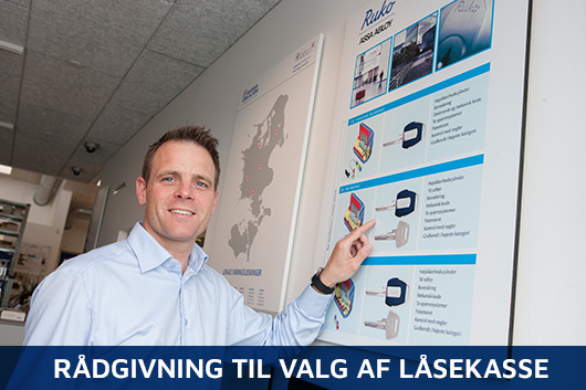 Indvendige og udvendige låsekasser