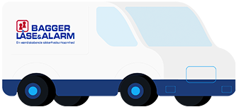 Bagger åbner døren hvis du er låst ude