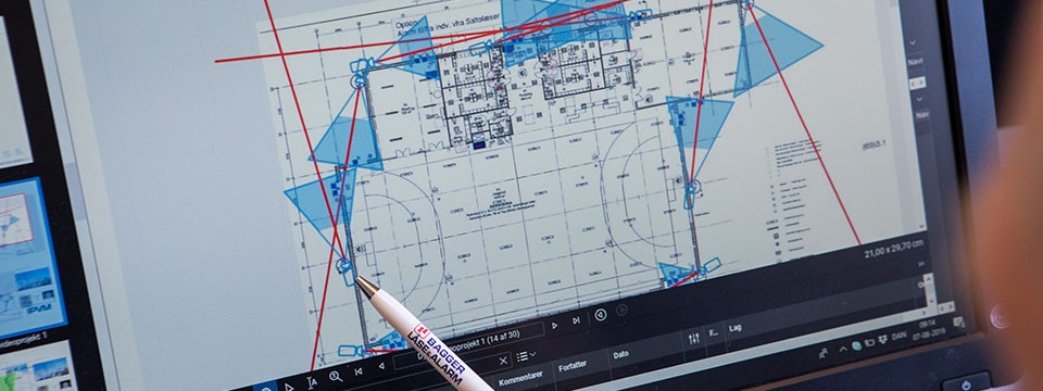Integrerede sikringssystem overvågning