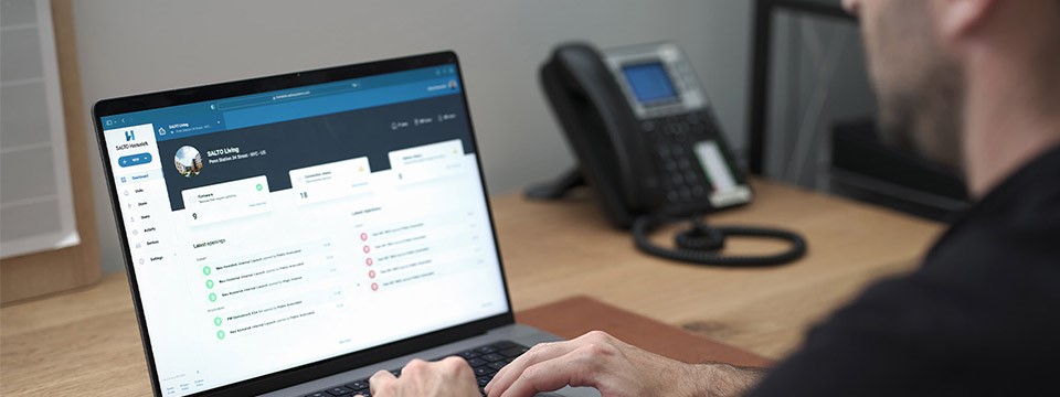 Homelok SALTO software Interface