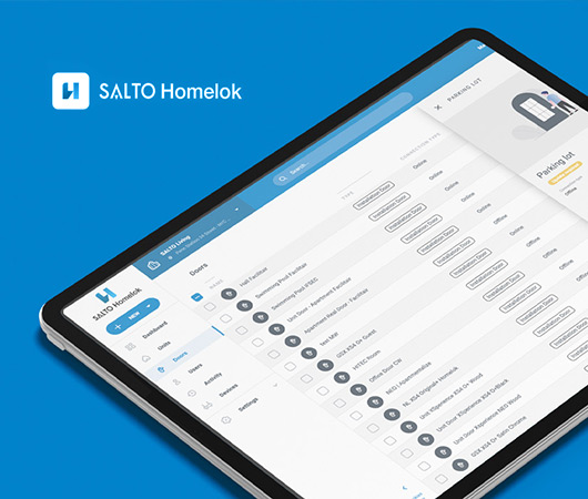 SALTO Homelok web app