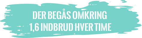 Indbrud hver time 2023