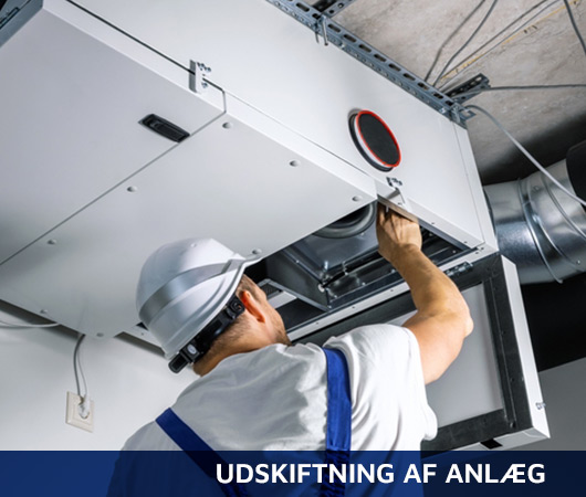 Udskiftning af røgudluftningsanlæg