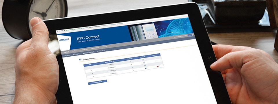 Vanderbilt SPC alarm