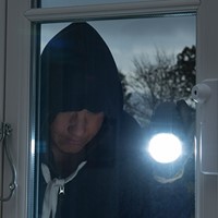 Vindueslås med nøgle