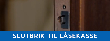 Slutbrik til låselasse