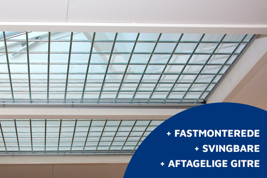 Gitter til vinduer i stål