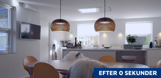 Tågesikring med røgkanon