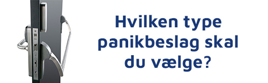 Valg af panikbeslag
