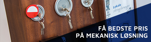Mekanisk låsesystem pris