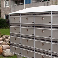 Postkasseanlæg udendørs