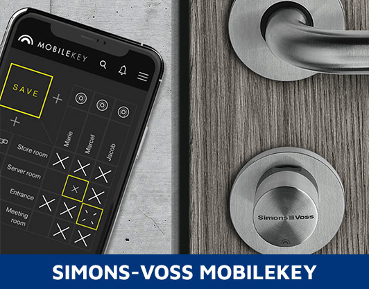 Elektronisk lås hoveddør Mobilekey fra SimonsVoss